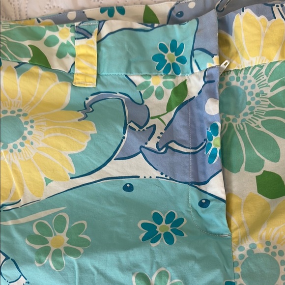 VINTAGE LILLY PULITZER Pants in Blue, teal and Yellow size 10 - Picture 3 of 9